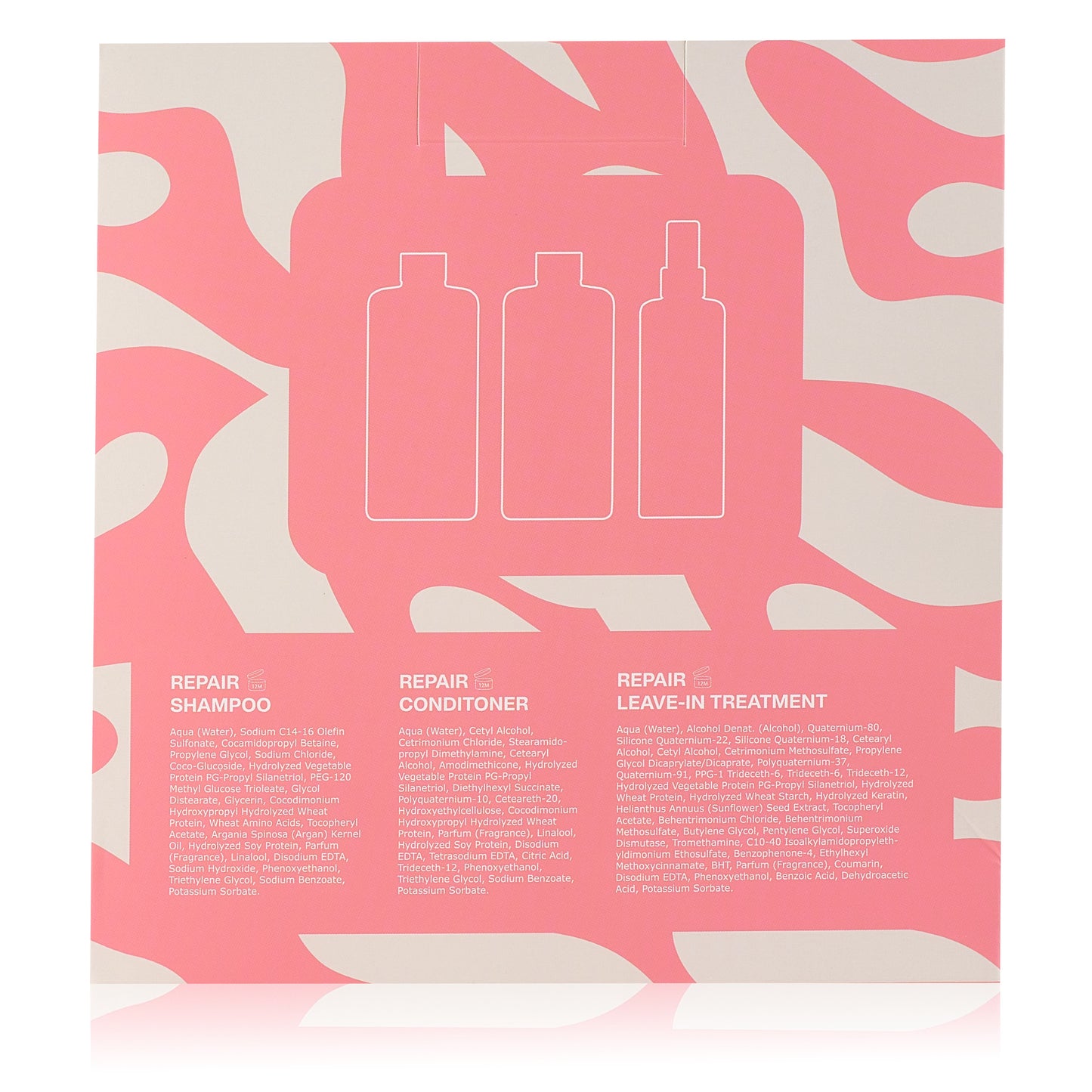 LUNA PRO HAIRCARE Bounce Back Holiday Gift Set Repair Shampoo Conditioner and Leave In Treatment