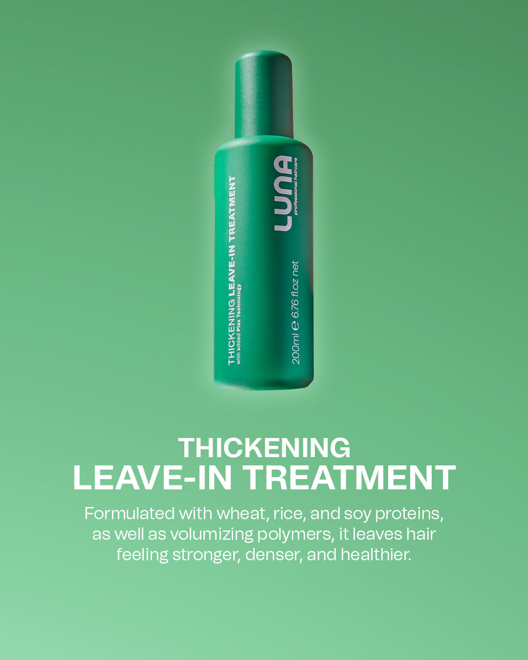 Luna Pro Haircare Thickening Leave In Treatment Ingredients