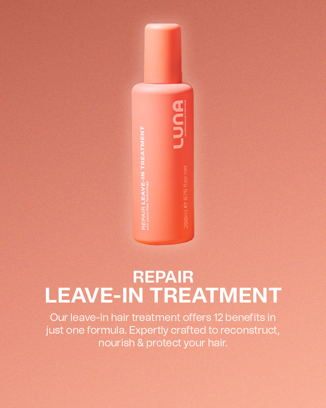 Luna Professional Haircare Repair Leave In Treatment Benefits