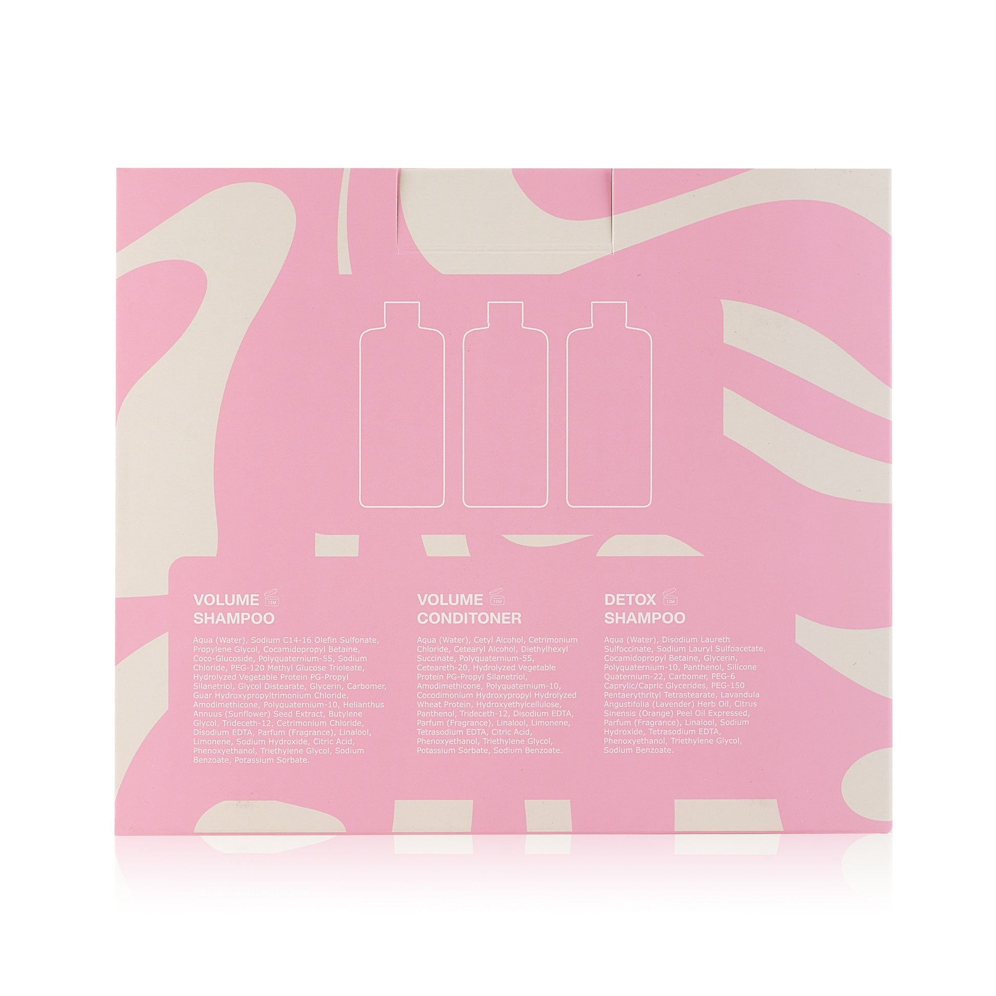 Luna Pro Haircare Pump it up holiday gift set with detox and volume shampoo